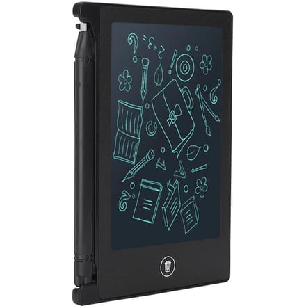 LCD 4,5 inch Ultradun Handschrifttablet Schrijven Tekenen Notitieblok Bord voor Kinderen (Zwart) zwart