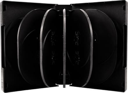 MediaRange | DVD Videobox | 39mm | 12 Disc | Zwart | 10 Stuks