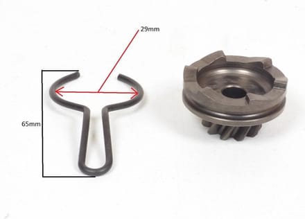 rocher kick nut p2r voor cpi 50 hussar scooter voor 2020 nieuw