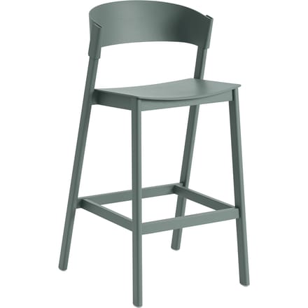 Muuto Cover Barkruk - donkergroen