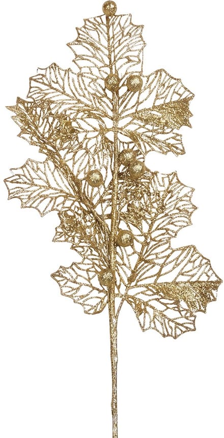 Clayre & Eef Decoratie Tak Goudkleurig Kunststof