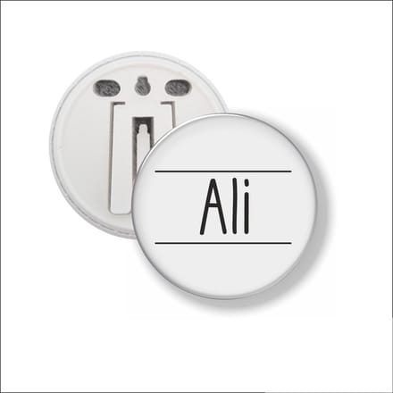Button Met Clip 58 MM - Ali