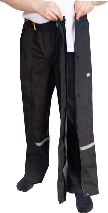 Hello Rain ZipDry Regenbroek - Afritsbaar - Zijrits Innovatieve Regenkleding L