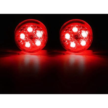 Draadloze auto-logo deurdecoratie Licht Ghost Shadow LED-welkomstlaserprojector 2 pcs rood