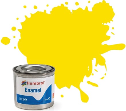 Humbrol Emailleverf Mat - 14 ml - No. 99 Lemon
