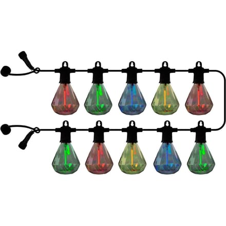 Sirius LED lichtketting Marcus, muti, uitbreidingsset. 10-lamps.