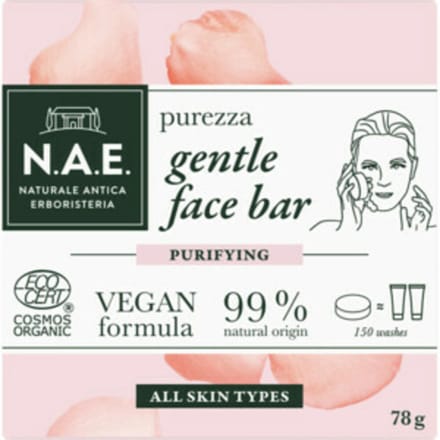 N.A.E - Purezza Gentle Face Bar - Cleaning Tough Face Soap