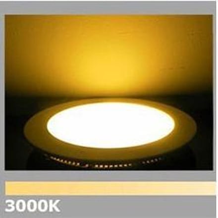 LED Paneel / Downlight Set BSE Rond Inbouw 6W 3000K Warm Wit 120mm Dimbaar Spatwaterdicht