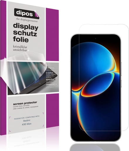 dipos – 4x Beschermfolie geschikt voor Redmi K90 Max | Krasbestendige & heldere Screenprotector Ultra-Thin