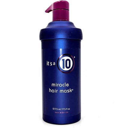C'est un 10, Miracle, Masque Crème Traitant pour Cheveux, Lisse & Adoucit, 517,5 ml