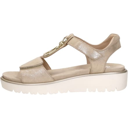 Ara Bilbao-S Sandalen Plat - goudkleur - Maat 41