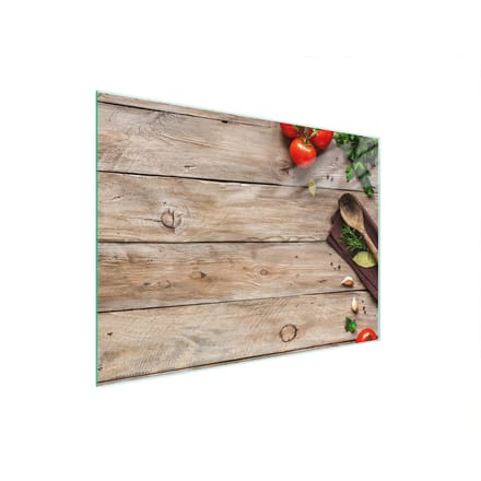 TMK ArtDeko Serie - Snijplank van gehard glas - 30x22 cm - Antislip - Hygienisch