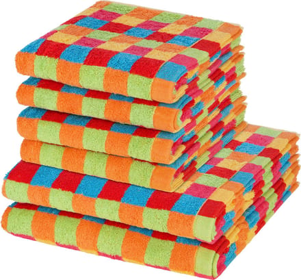 Cawö Sonstiges 4 X handdoek 2 X douchehanddoek - in set 6 pack Lifestyle