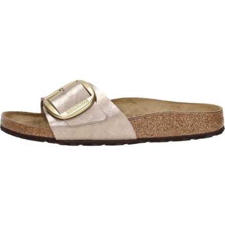 Birkenstock Madrid Big Buckle slippers taupe - Maat 38