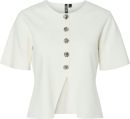 Pieces gebreid vest PCMARIE SPLIT