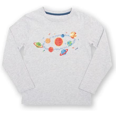 Meisjes-T-shirt met lange mouwen Kite Solar System