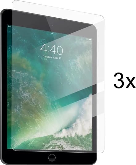 Arara Screenprotector Geschikt voor iPad Air/Air 2 screenprotector - screenprotector iPad Air 2 (2014) - temperd glass iPad Air (2013) - 3 Stuk