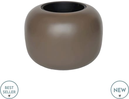 Bloempot Phuket taupe Ø45,5 x H34,5 cm