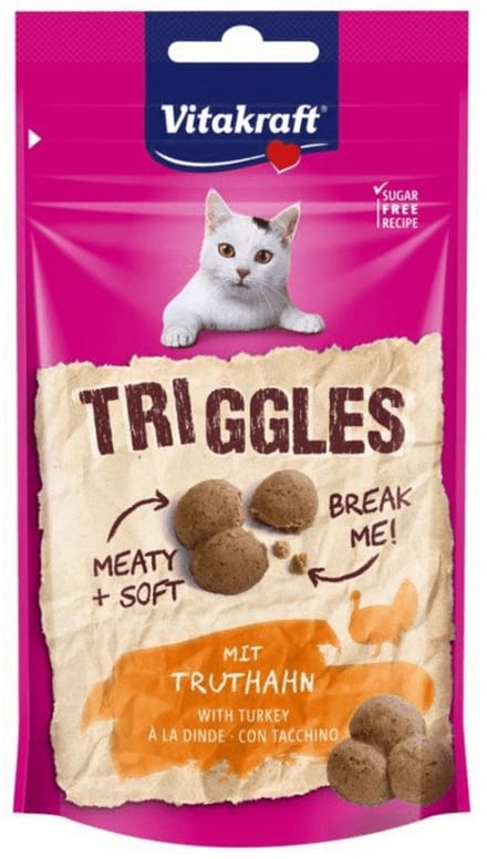 Vitakraft Kattensnack Triggles Kalkoen
