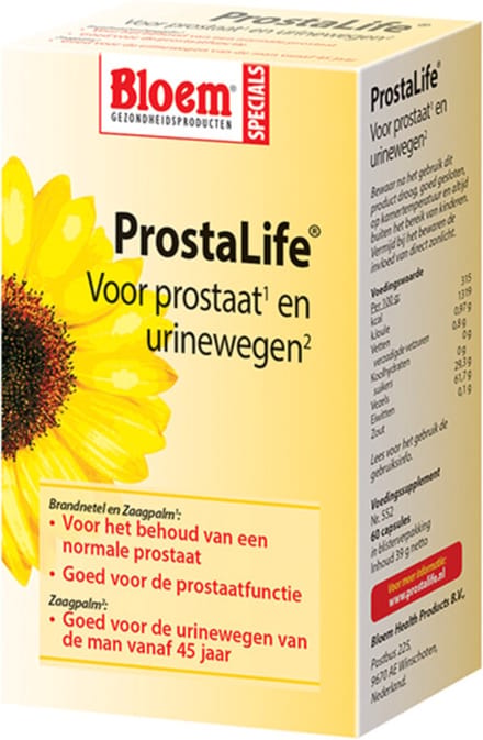 Bloem prostalife - 60 Capsules - Voedingssupplement