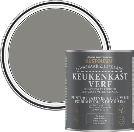 Rust-Oleum Grijs Keukenkastverf Zijdeglans - Art School 750ml