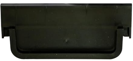Afwateringsgoot eindstukken set van 2 - kunststof - 60 mm hoogte