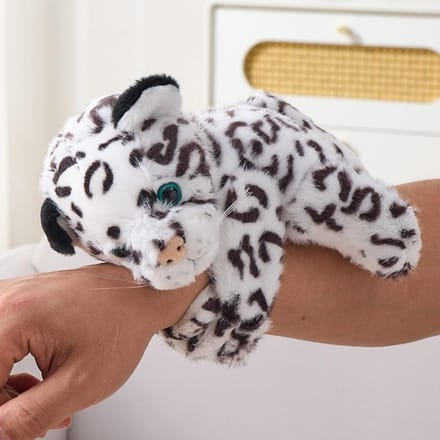 Bosdier Dier Klappende Polsband Koala Tijger Armband Knuffel Klap Snap Wikkel Pluche Speelgoed Konijn Luipaard Pluche Handring