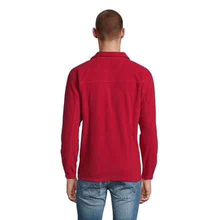 SOLS Volwassen uniseks Ness Half Zip Fleece Top (Rood)