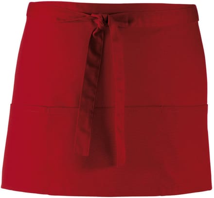Premier Workwear - Colours Collection 3-Pocket Apron - Burgundy (ca. Pantone 216C) - 60 x 33 cm