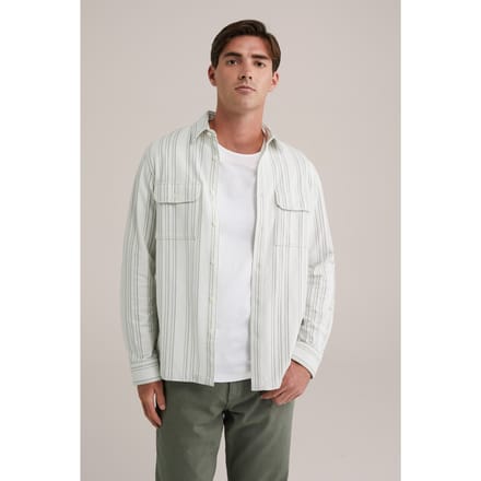 We Fashion Overshirt Green Maat: S | Casual Overhemden Outlet | Heren | Groen