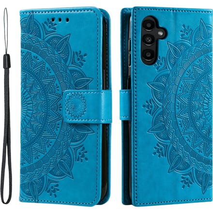 Comfycase Samsung Galaxy A56 Mandala Bookcase Blauw