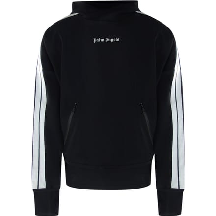 Palm Angels zwarte prestatie-hoodie