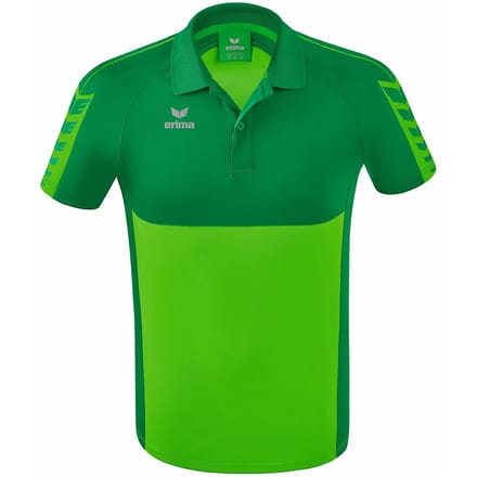 Erima Six Wings Polo Heren - Smaragd / Green | Maat: M