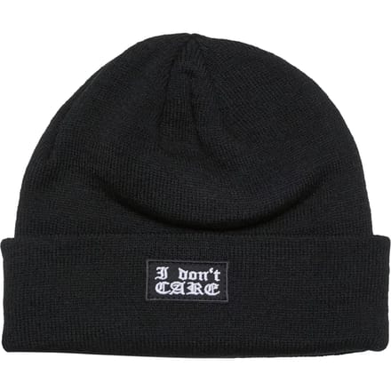 Mister Tee - I Don?t Care Beanie Muts - Zwart