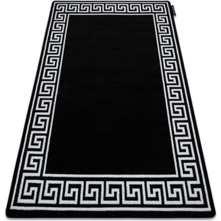 Kleden Rugsx Tapijt HAMPTON Grecos zwart 80x150 cm