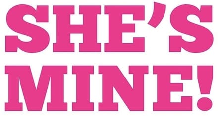 Lesbisch koppel She is Mine schoenzool stickers - Huwelijk/Bruiloft/Trouwen