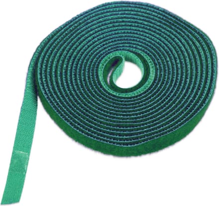 Plantenbinder klittenband, 5 m, groen