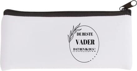 Akyol - de beste vader dat ben ik dus Etui - Vader - papa - vader cadeautjes - vaderdag - verjaardag - geschenk - kado - 20 bij 9 cm