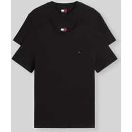 slim fit T-shirts van puur katoen in set van 2