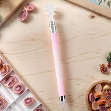 Steentjes Applicator Pen - Wax Pen Nail Art - Nagels Versieren - Navulbaar Ontwerp - 15 cm - Wit
