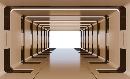 Space Science Fiction Modern  Photo Wallcovering