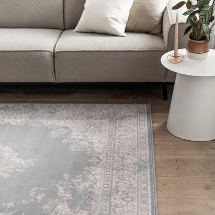Vintage Vloerkleed Keshan Grijs - 190 x 280 cm (L)