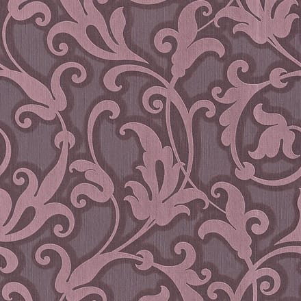 Textiel look behang Profhome 954905-GU textiel behang gestructureerd in textiel look mat purper parelmoer-lichtviolet 5,33 m2