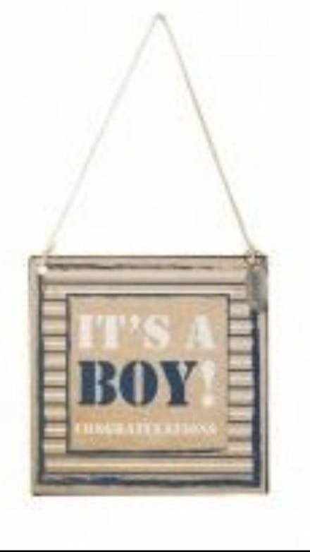 Riverdale Boy - Tekstbord - 15cm - bruin