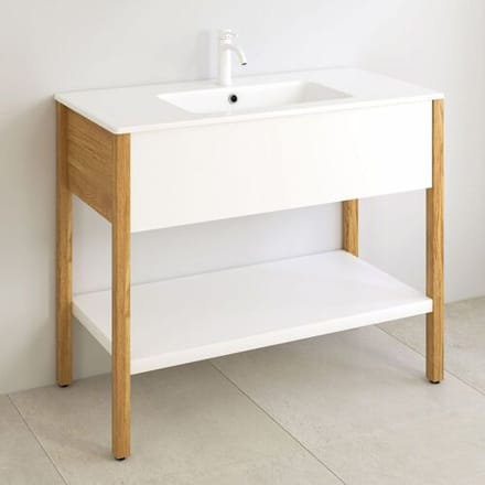 Megabad Profi Collection Loft 2.0 vanity unit 100 cm, with wooden frame 22MG1013100I