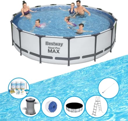 Bestway Zwembad Steel Pro MAX - Zwembadset - 457x107 cm