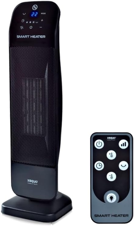 Keramische Ventilator - Kachel - Ruimte Verwarmen - Met Afstandsbediening - 2000 Watt - Wit