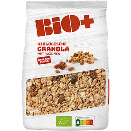 Granola volkoren + rozijnen