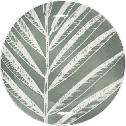 Secret de Gourmet diner bord - 6 Stuks - Dia 19 cm - Groen