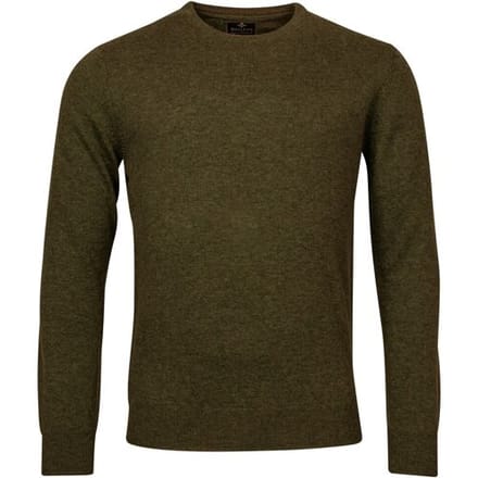 Baileys Trui Crew Neck Lambswool Olive / male